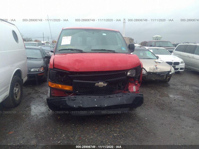 2014 CHEVROLET EXPRESS CARGO VAN 1GCSGAFX7E1100127
