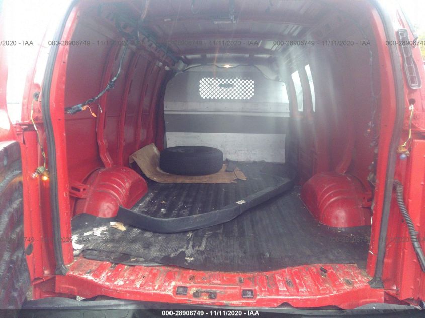 2014 CHEVROLET EXPRESS CARGO VAN 1GCSGAFX7E1100127