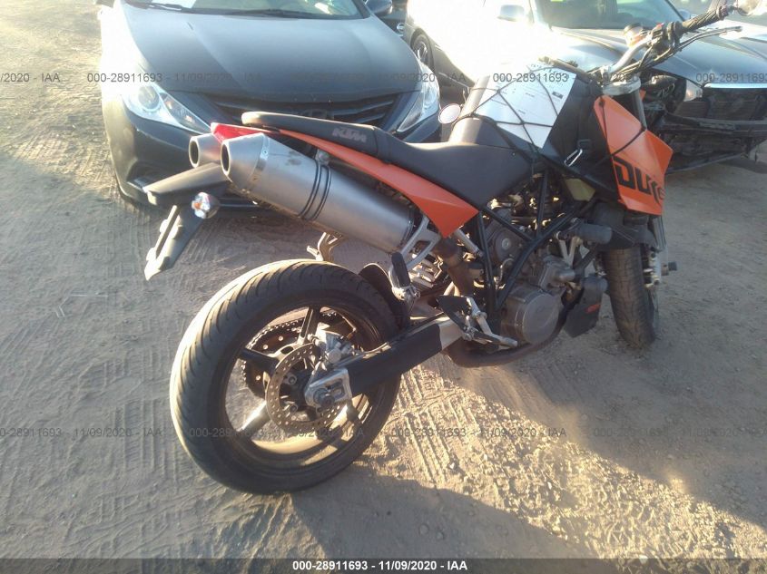 2007 KTM 990 SUPER DUKE VBKVD940X7M930708