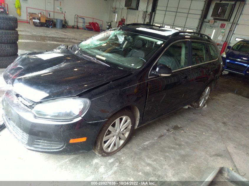 2014 VOLKSWAGEN JETTA SPORTWAGEN TDI W/SUNROOF 3VWPL7AJ1EM610612