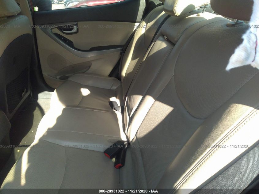 2014 HYUNDAI ELANTRA LIMITED 5NPDH4AE3EH482971