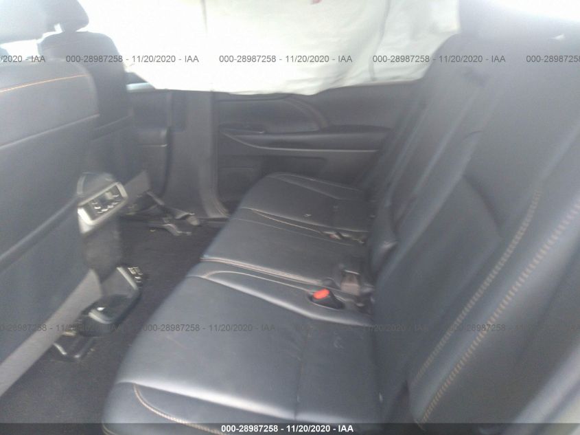 2016 TOYOTA HIGHLANDER XLE 5TDKKRFH7GS137609