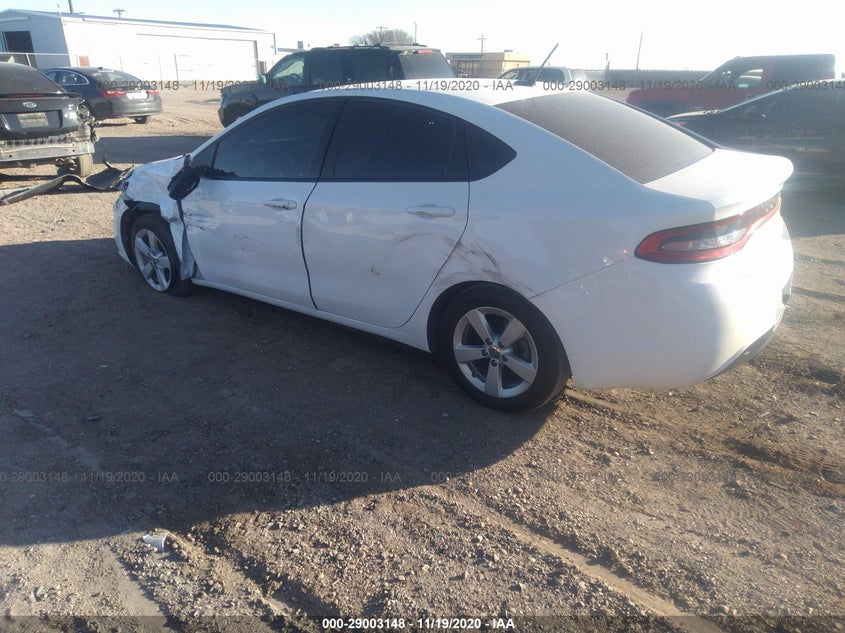 DODGE DART 2016 VIN 1C3CDFBB5GD660545