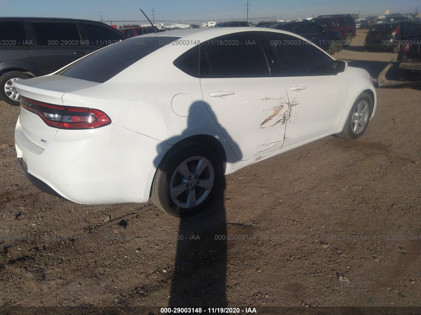 DODGE DART 2016 VIN 1C3CDFBB5GD660545