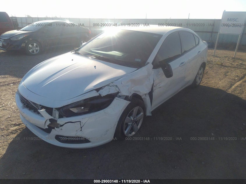 DODGE DART 2016 VIN 1C3CDFBB5GD660545
