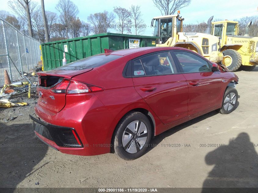2019 HYUNDAI IONIQ HYBRID BLUE KMHC65LC5KU165385