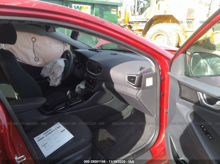 2019 HYUNDAI IONIQ HYBRID BLUE KMHC65LC5KU165385