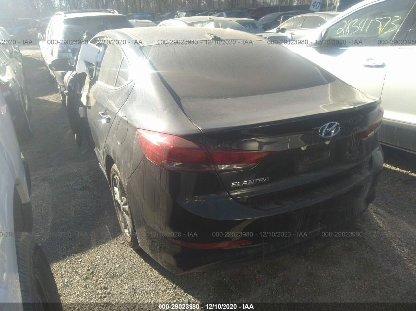 2018 HYUNDAI ELANTRA SEL 5NPD84LF5JH345725