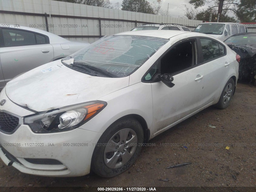 2016 KIA FORTE VIN: KNAFK4A65G5554482