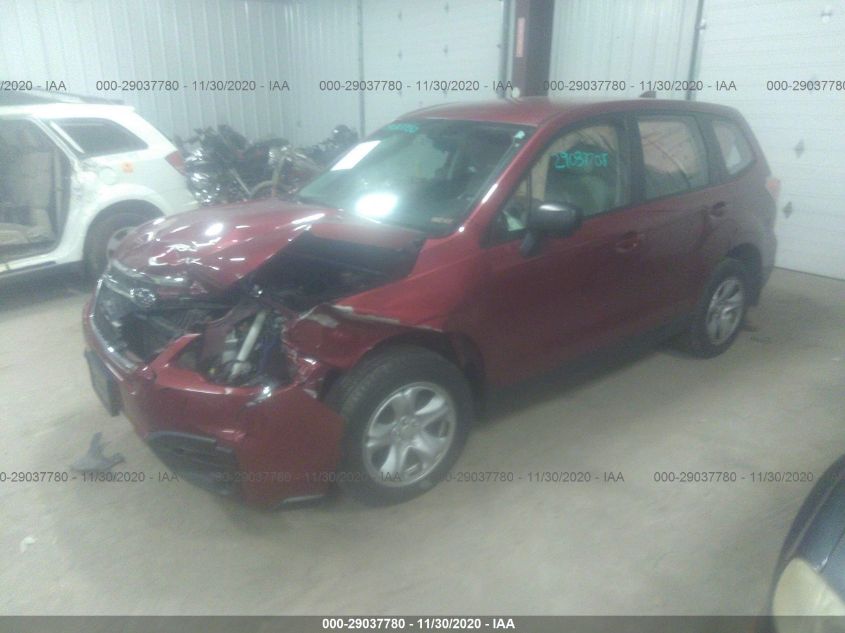 2018 SUBARU FORESTER JF2SJAAC7JG436603