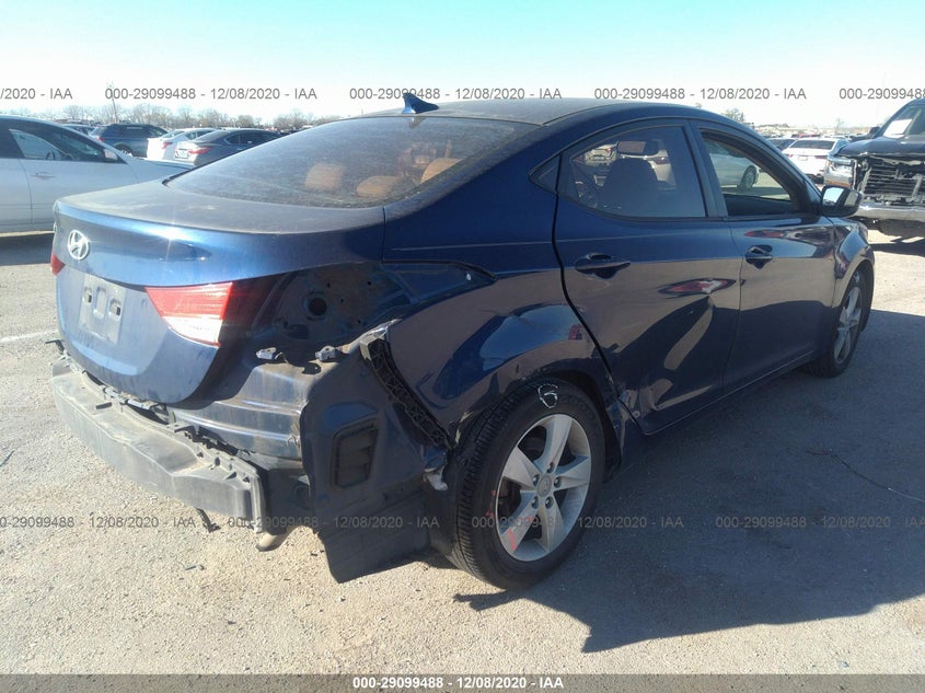 2013 HYUNDAI ELANTRA VIN: KMHDH4AE1DU670761