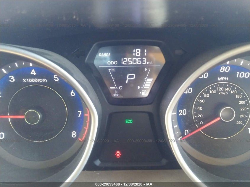 2013 HYUNDAI ELANTRA VIN: KMHDH4AE1DU670761