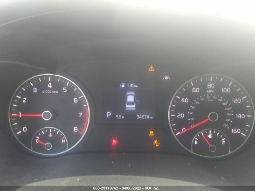 2019 KIA OPTIMA LX 5XXGT4L36KG369434