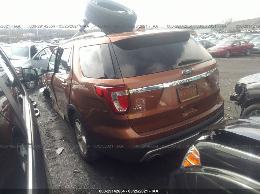 2017 FORD EXPLORER XLT 1FM5K8DH2HGB86525