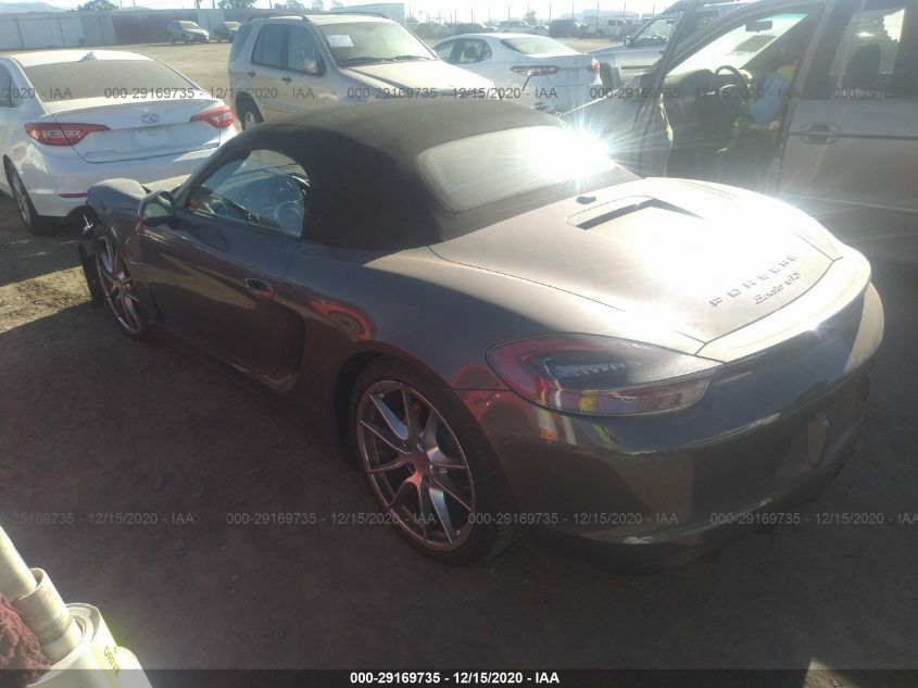 2016 PORSCHE BOXSTER S/GTS WP0CB2A86GS140429