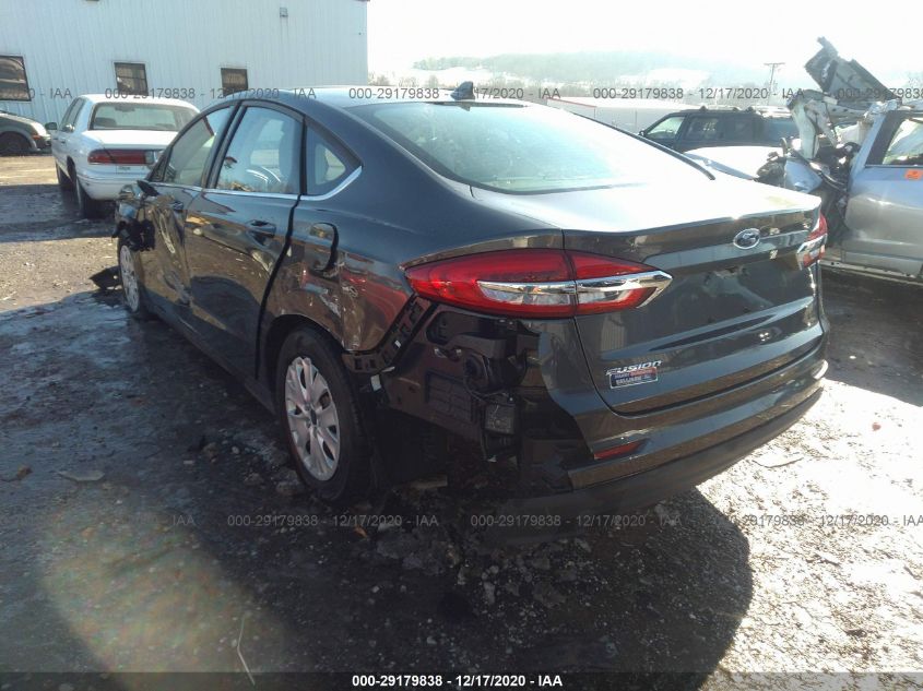 2020 FORD FUSION S 3FA6P0G77LR232484