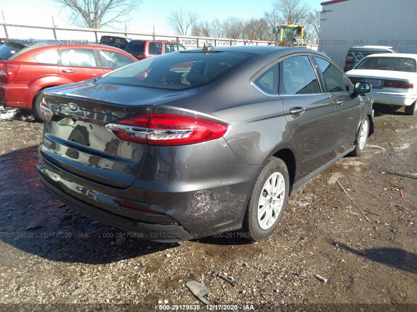 2020 FORD FUSION S 3FA6P0G77LR232484