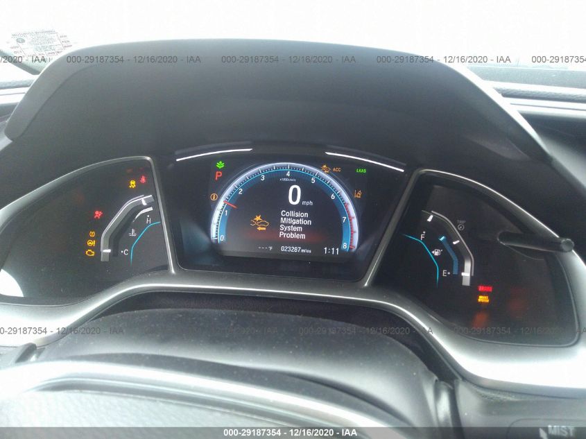 2019 HONDA CIVIC SEDAN EX 2HGFC1F3XKH651306