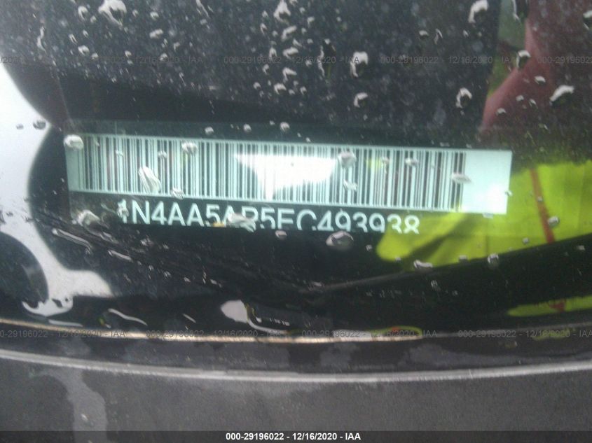 2014 NISSAN MAXIMA 3.5 S 1N4AA5AP5EC493938