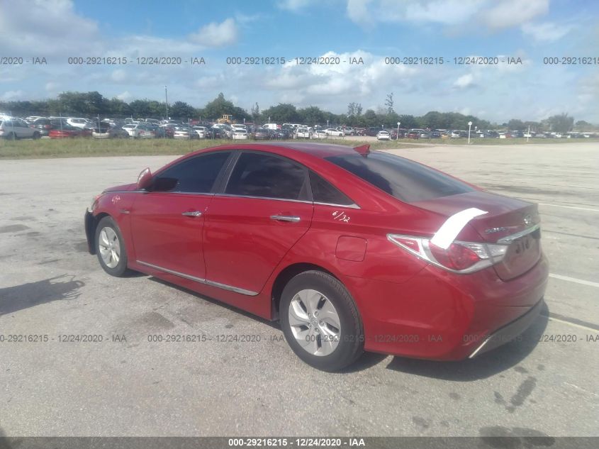 2014 HYUNDAI SONATA HYBRID KMHEC4A41EA113801