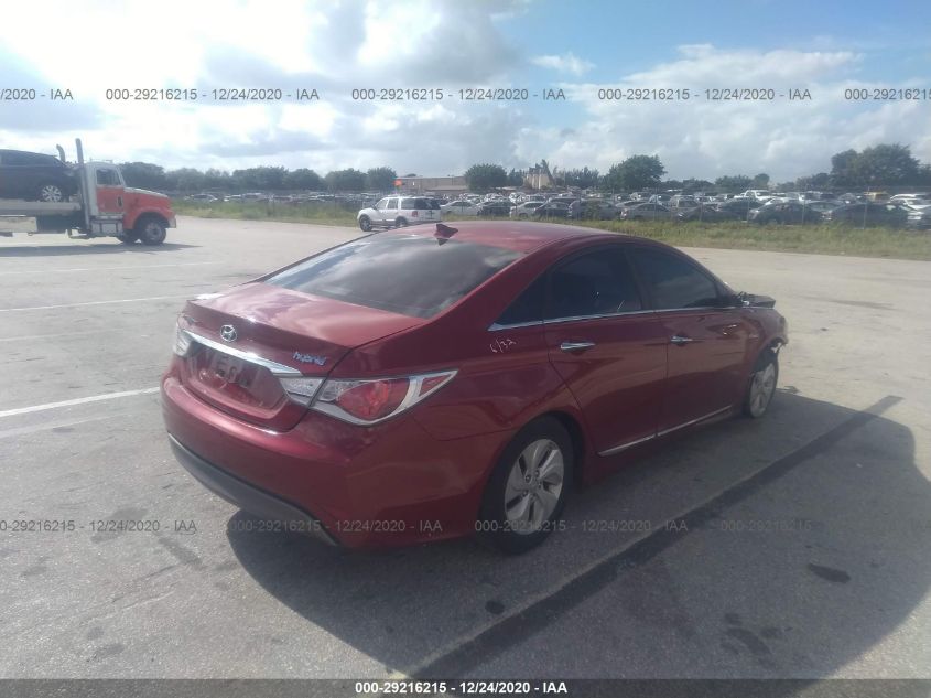 2014 HYUNDAI SONATA HYBRID KMHEC4A41EA113801