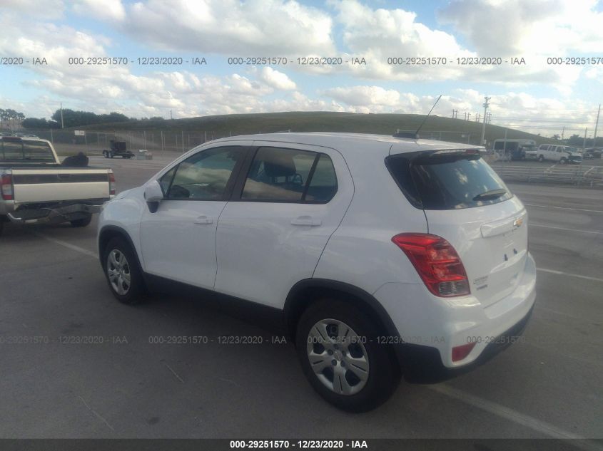 2018 CHEVROLET TRAX LS KL7CJKSB8JB523175