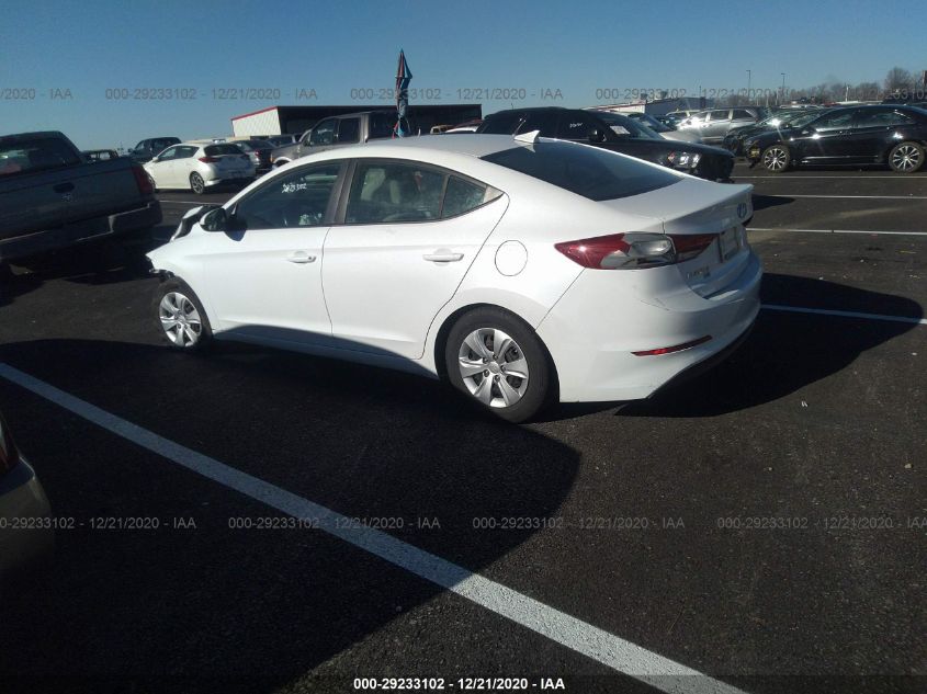 2017 HYUNDAI ELANTRA SE 5NPD74LF8HH060403