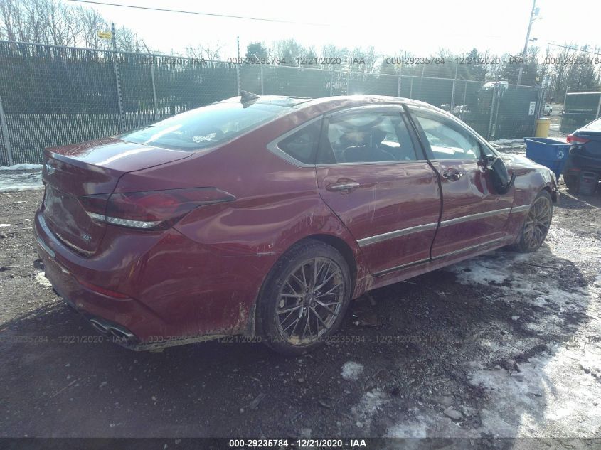 2018 GENESIS G80 3.3T SPORT KMHGN4JB3JU225963