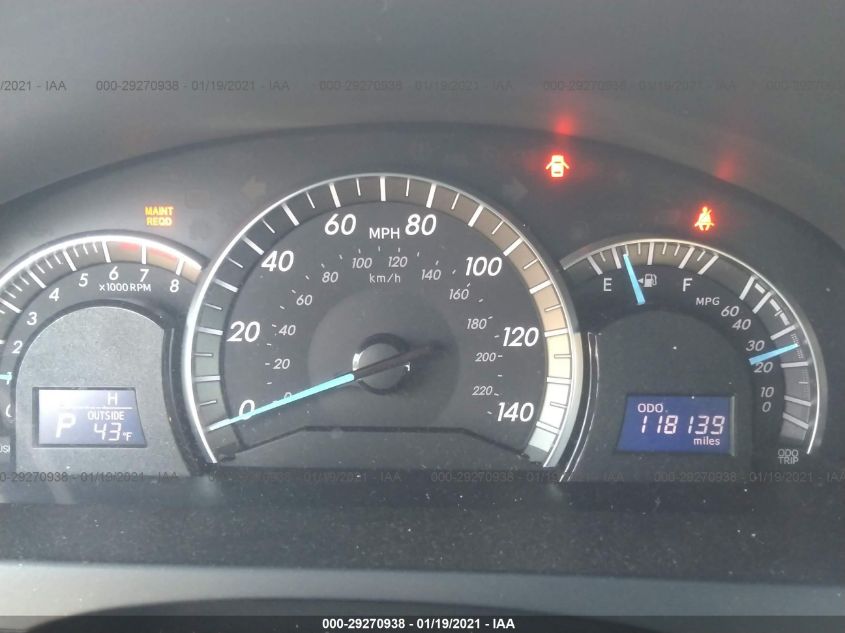 2013 TOYOTA CAMRY L/LE/SE/XLE 4T1BF1FK9DU267427
