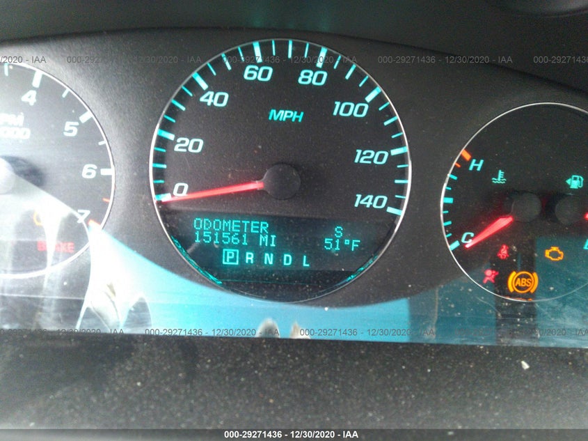 CHEVROLET IMPALA 2012 VIN 2G1WG5E31C1275948