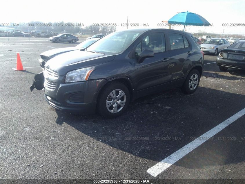 2016 CHEVROLET TRAX LS 3GNCJKSB3GL269165