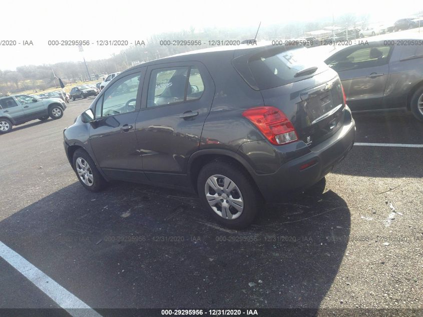 2016 CHEVROLET TRAX LS 3GNCJKSB3GL269165