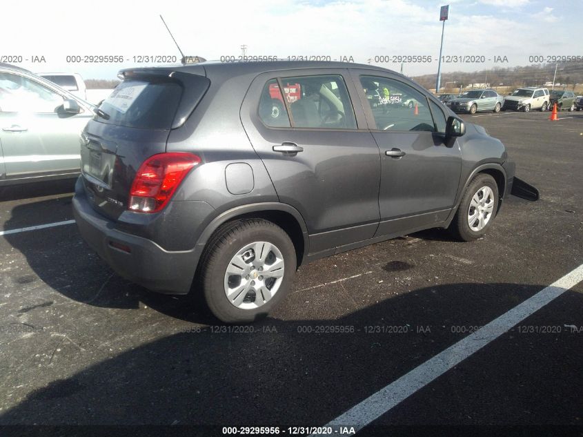 2016 CHEVROLET TRAX LS 3GNCJKSB3GL269165