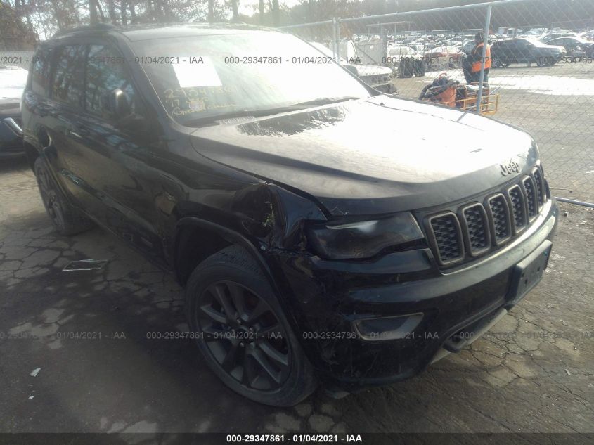 2017 JEEP GRAND CHEROKEE LIMITED 75TH ANNIVERSARY 1C4RJFBG1HC694855
