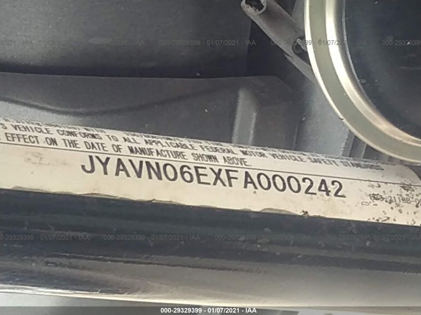2015 YAMAHA XVS950 CR JYAVN06EXFA000242