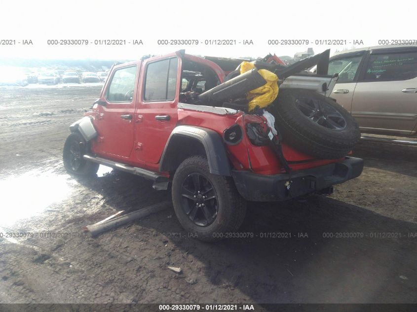 2021 JEEP WGR 4D 4X4 UNLTD SPT 1C4HJXDG9MW525092