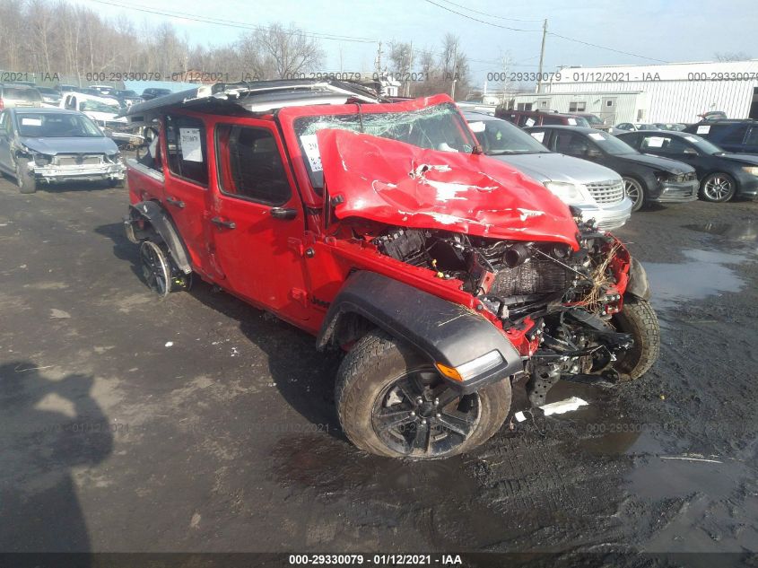 2021 JEEP WGR 4D 4X4 UNLTD SPT 1C4HJXDG9MW525092