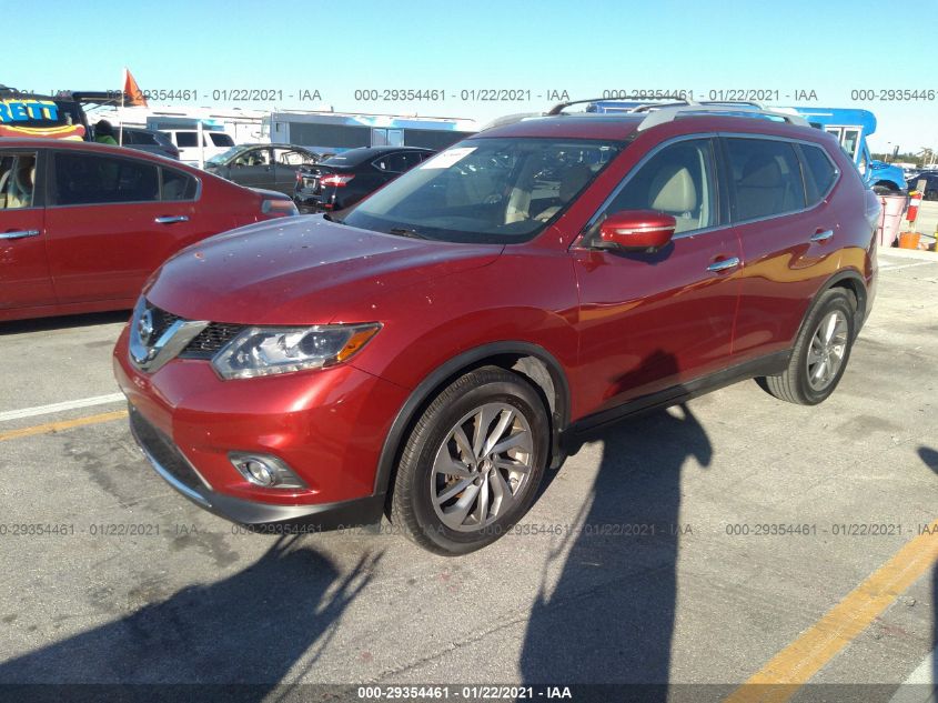 2015 NISSAN ROGUE SL 5N1AT2MT9FC800181