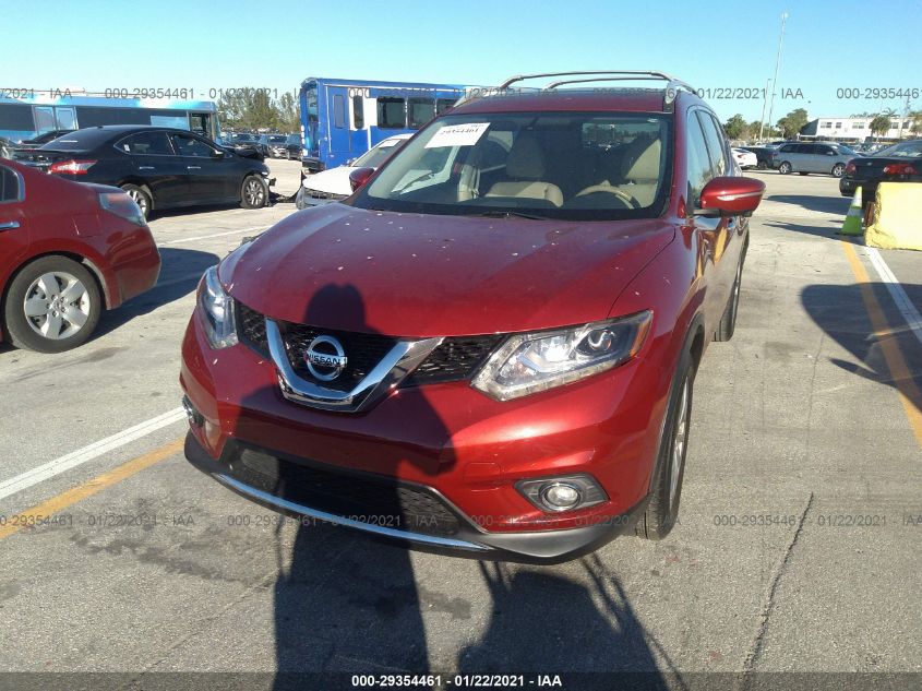 2015 NISSAN ROGUE SL 5N1AT2MT9FC800181