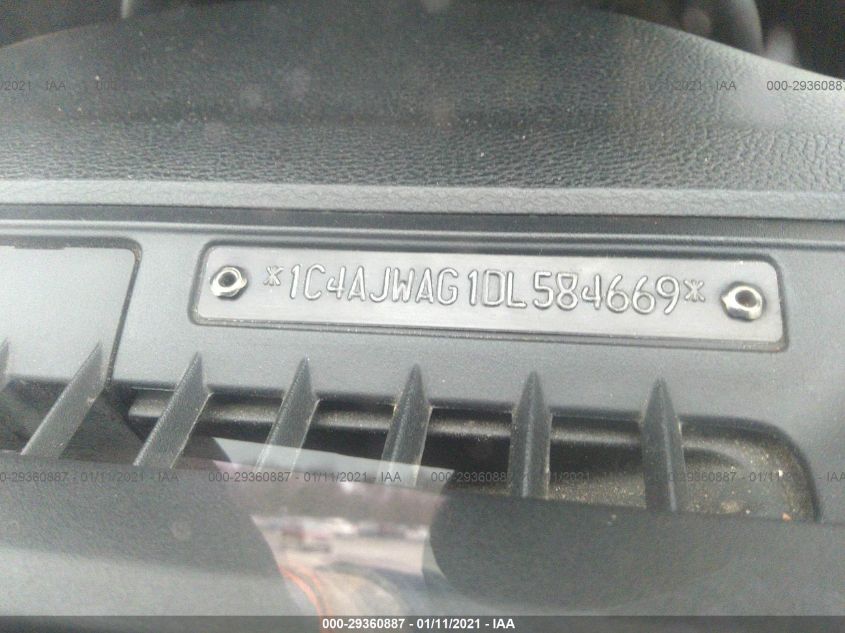 2013 JEEP WRANGLER SPORT 1C4AJWAG1DL584669