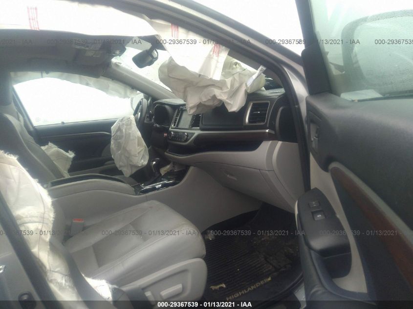 2014 TOYOTA HIGHLANDER LIMITED 5TDYKRFH4ES010498