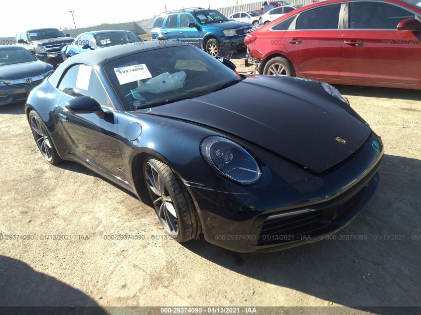 2020 PORSCHE 911, VIN: WP0CA2A94LS251485