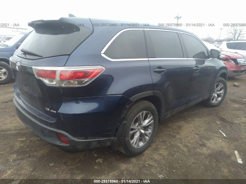2015 TOYOTA HIGHLANDER LE 5TDBKRFH7FS180409