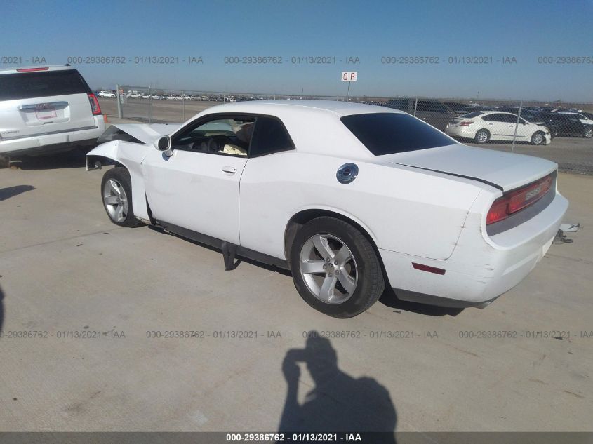 2013 DODGE CHALLENGER SXT 2C3CDYAG5DH718936
