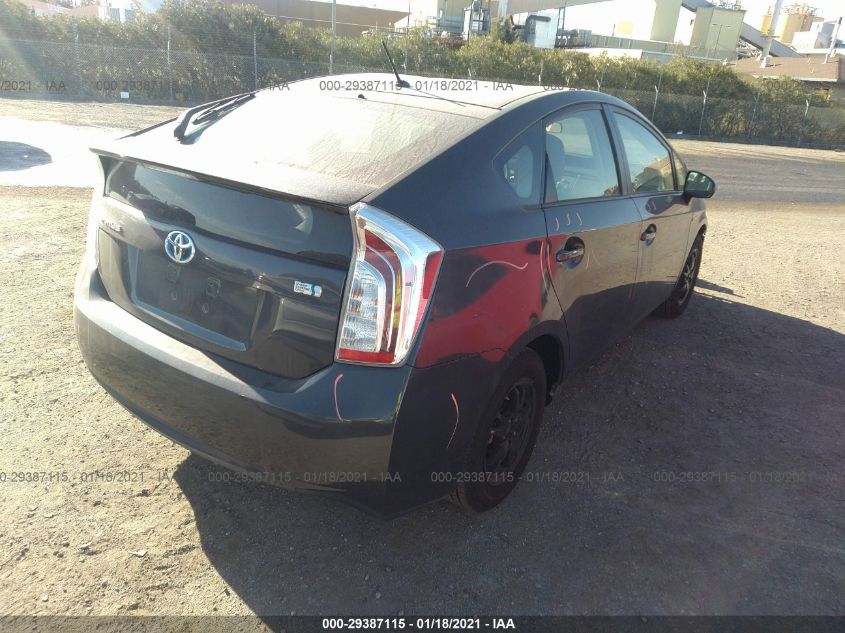 2014 TOYOTA PRIUS FOUR/FIVE/THREE/ONE/TWO JTDKN3DUXE0391237