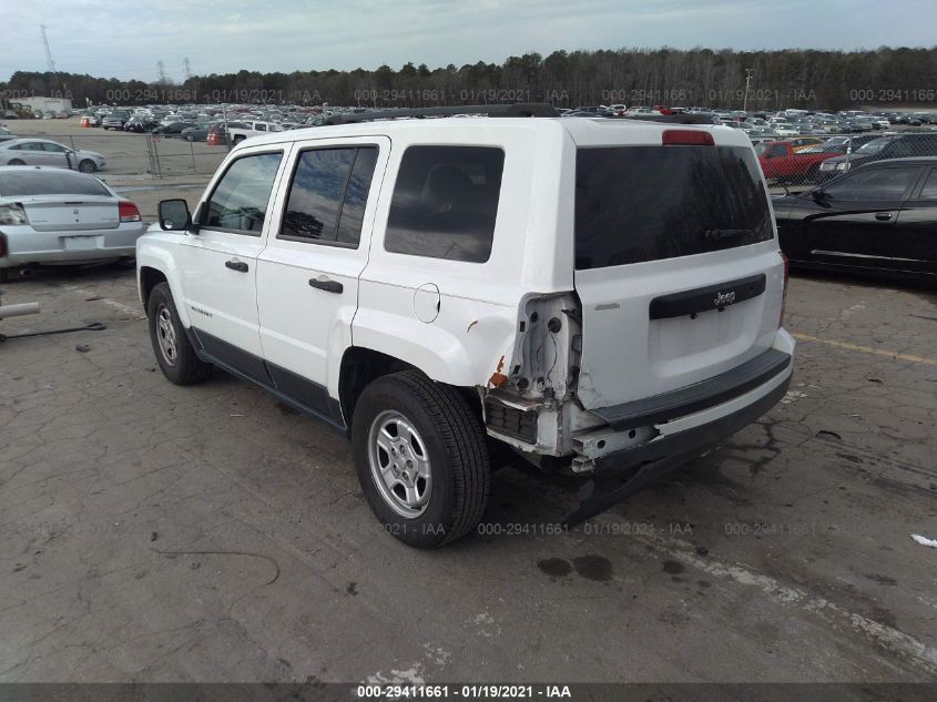 2014 JEEP PATRIOT SPORT 1C4NJPBB4ED574885