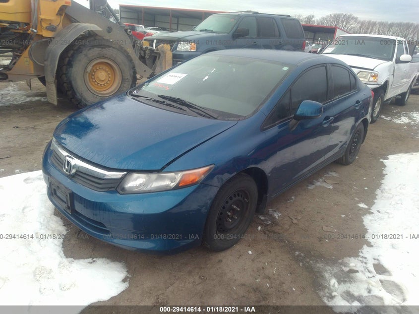 2012 HONDA CIVIC SDN VIN: 2HGFB2F53CH564407