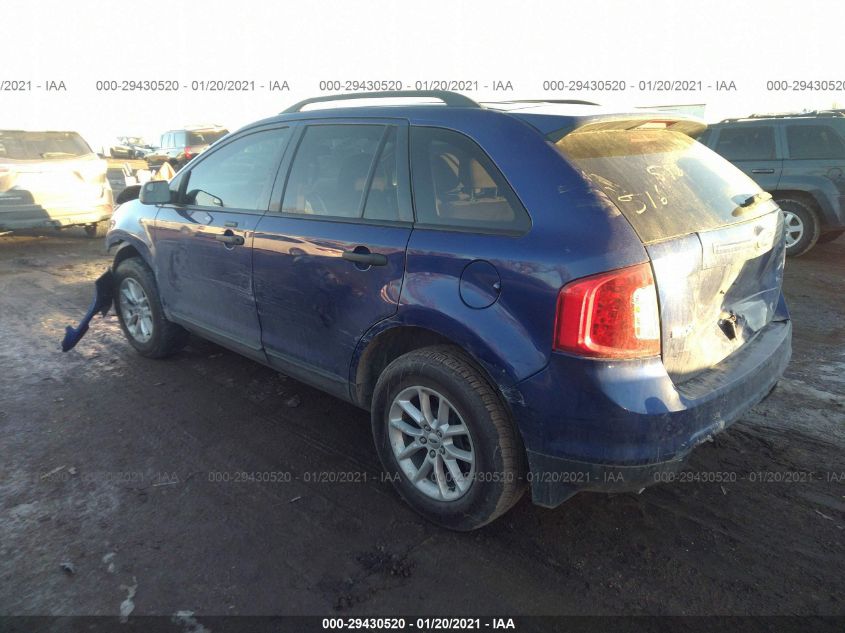 2013 FORD EDGE SE 2FMDK3GC9DBE38206