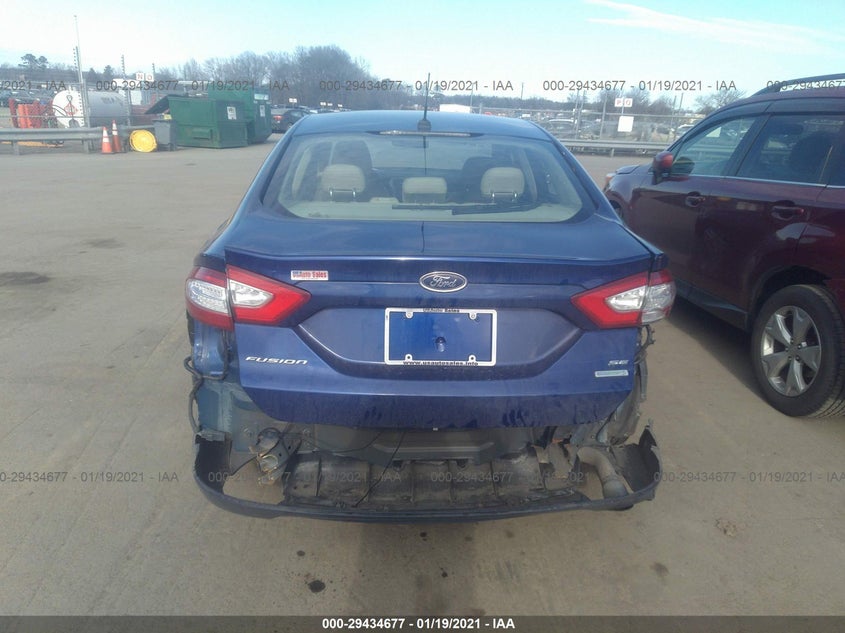 FORD FUSION 2014 VIN 3FA6P0HD8ER116198