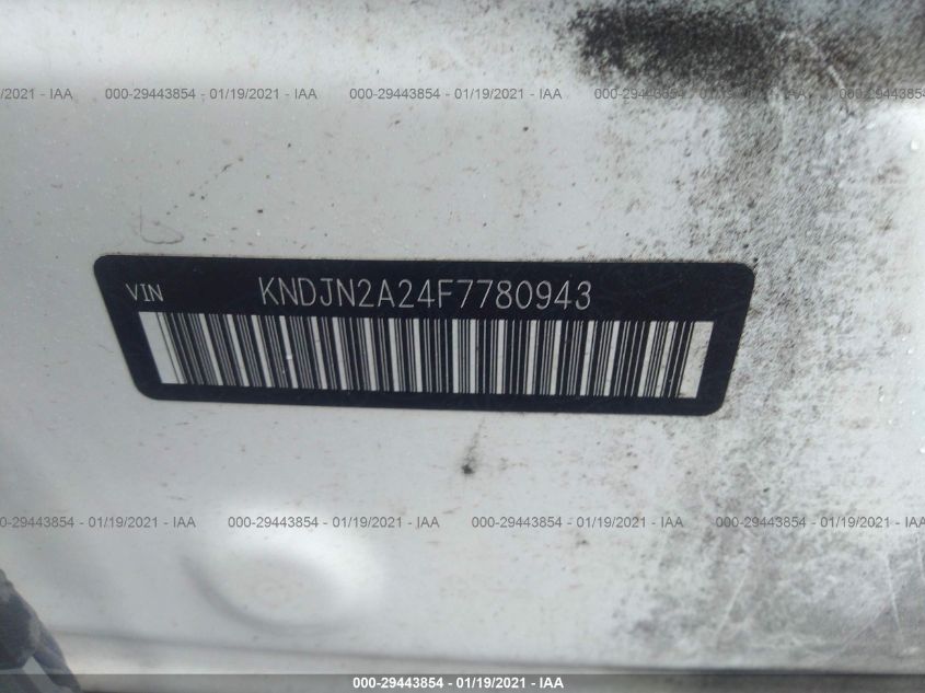 2015 KIA SOUL BASE KNDJN2A24F7780943